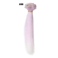 15CM Teil Doll Hair Cover, DIY Hairline For Kurhn Night Lolita Wig Synthetic Fiber Doll Wig, BJD High Temperature Silk Weft
