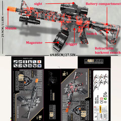 Blaster With Drum, Automatic Dual Mode Blaster, For Outdoor Activities -Perfect For Outdoor Team Games & Christmas Gifts