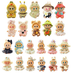 Labubu Plush Doll Clothes Plush Doll Changing Clothes Dolll Clothes Suit Cartoon Cute Clothes Dolls Accessories Christmas Gift