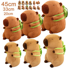 20-45cm Capybara Plush Simulation Capibara Anime Fluffy Toy Stuffed Animals Soft Doll Children Birthday Gift Kawaii Home Decor