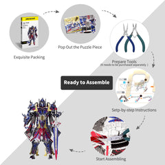 Piececool 3D Metal Puzzle TITAN Assembly Model Kits Teen Toys Jigsaw Puzzles DIY for Adult