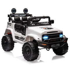 12V Kids Ride On Truck with Remote Control Spring Suspension Bluetooth Connectivity and Led Lights Ride On Toys for 3-6 yrs