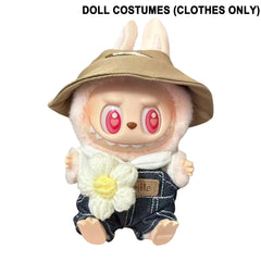Labubu Plush Doll Clothes Plush Doll Changing Clothes Dolll Clothes Suit Cartoon Cute Clothes Dolls Accessories Christmas Gift