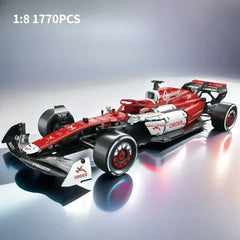 Kbox 1:8 Large-Scale F1 Racing Car Building Block Model – Collectible Toy, Men's Desktop Decor & Festival Gift