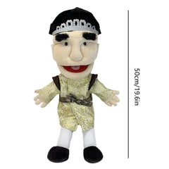 Game Jeffy Hand Puppet Doll Toy Talk Show Roleplay Movable Mouth Props Chef Prince Dad Mom Penelope Cody Junior Joseph