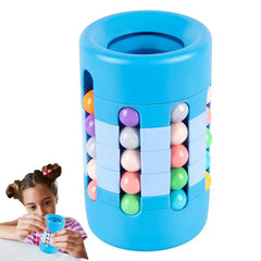 Rotating Magic Beans Cube Creative Pen Holder Kids Adults Stress Relief Spinning Bead Puzzles Children Intelligence Game