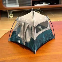 1:12 Scale Camping Tent Model Decoration Oxford Cloth Simulated Outdoor Tent Ob11 Doll Miniature Doll Small Tent Kids Toy