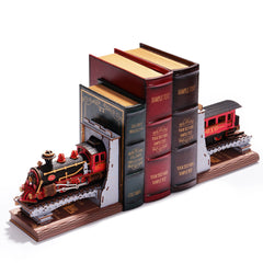 Robotime Rolife Century Train DIY Book Nook Bookshelf Home Decoration Perfect Gifts Choice for Family Pre-colored Toys TGE01