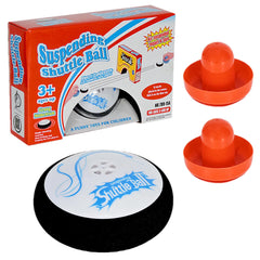 Air H ockey Hover Puck Mini Electric Floating Hockey W/2 Red Air H ockey Pushers Air H ockey Board Game Toy Gift For Kids Adults