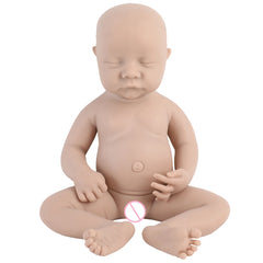 IVITA 100% Silicone Reborn Baby Doll Unpainted Realistic Baby Dolls Wholesale Lifelike Bebe Toys for Children Christmas Gift