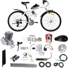 Upgraded 100cc Bicycle Engine Kit 2 Stroke Motorized Bike Engine Kit Gas Motorized Bicycle Engine Kit Fit for 26