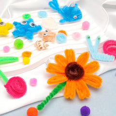 1000 Pcs Pipe Cleaners Assorted 20 Colors 12 inch Chenille Stems Bulk for Kids Art DIY and Crafts Projects and Decorations Limpi