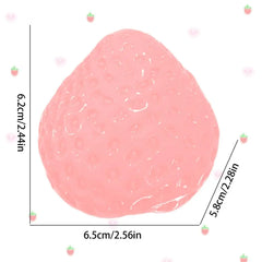 Big Strawberry Squeeze Taba Squishys Toy Red Squishys Fidget Toy Fruits Vegetables Soft Girl Birthday Gift Toy