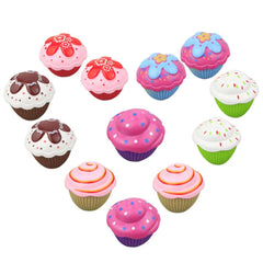 12PCS/Set Mini Beautiful Cake Dolls Toys Surprise Cupcake Princess Dolls Toys Game Funny Game Gifts For Children Skirt Can Flip