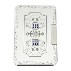 3D Mechanical Dice Fidget Toy Aluminum Alloy Stress Relief Dice Spinner Toys Portable Finger Press Card Dice Stress Relief Toys