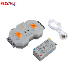 CaDA Technical Motor Parts Mechanical MOC Power Functions Car Model Upgrade Servo Motor Compatible with Legoeds Building Blocks