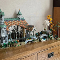 6167PCS Vally Castle Building Blocks Sets MOC Small Particle Street Serise Bricks Model Toys Display Collection Holiday Gifts