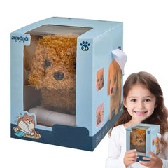 Robot Dog Plush Cute Plush Dog Interactive Robot Toy Puppy Robot Dog Pet Plush Interactive Realistic Puppy Dog Toy Walking