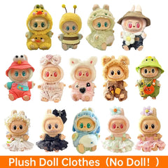 Mini Plush Doll'S Clothes Outfit Accessories For Korea Kpop Exo Labubu I II Idol Dolls Sitting Party Clothing Gift