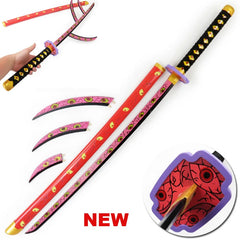Demon Slayer Sword 104 cm Tanjiro Zenitsu KyoujurouSamurai Swords Original Texture Kimetsu no Yaiba Anime Katana for Cosplay