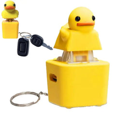 Duckys Quacking Fidget Toy Duck Key Chain Quacking Fidget Toy Stress Relief Sensory Game Squeaky Home Decor For Bag & Tabletop