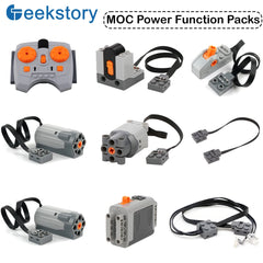 MOC Technical Power Functions M L Motor 8883 Remote Control IR Speed Remote Control Power Group Compatible with Legoeds