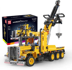 MOULD KING 17011 Technical MOC-43434 Tow Truck Building Blocks City Engeineering Trailer Crane Car Toys Christmas Gifts
