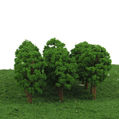 60pcs  trees model forest making accessories n scale 1 150 train railway railroad scenery diorama or layout
