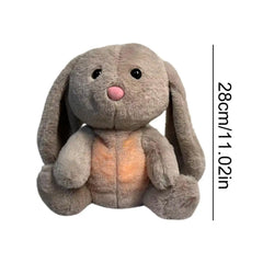 Breathing Bunny Plush Doll comforter Peaceful Music toy with Relieve tension and anxiety for baby Bunny Conciliate sleeping time