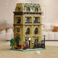 Nannyed House Building Blocks Set Sheffields Home Street View Bricks Toys Retro Architecture TV Show Fans Adults Gifts(1435 PCS)