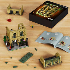 Nannyed House Building Blocks Set Sheffields Home Street View Bricks Toys Retro Architecture TV Show Fans Adults Gifts(1435 PCS)