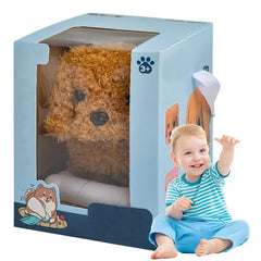 Robot Dog Plush Cute Plush Dog Interactive Robot Toy Puppy Robot Dog Pet Plush Interactive Realistic Puppy Dog Toy Walking