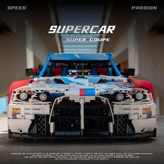 4556Pcs, 1:8 sports car building kit, MOC racing car building kit, adult racing sports toys, enthusiasts collection gifts, JD040