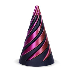 3D Printed Spiral Cone Toy Fidget Toy Impossible Pyramid Passthrough Sculpture Mini Vortex Thread Illusion for Kids and Adults