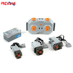 CaDA Technical Motor Parts Mechanical MOC Power Functions Car Model Upgrade Servo Motor Compatible with Legoeds Building Blocks