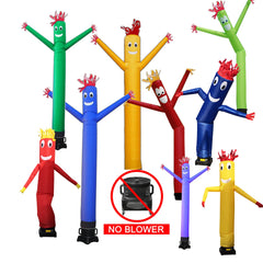 Wind Dancer Tube Man Cartoon Inflatable Dancer Air Puppet Out Door  Dancer Sky Dancing Man For Advertising Without Fan Blower